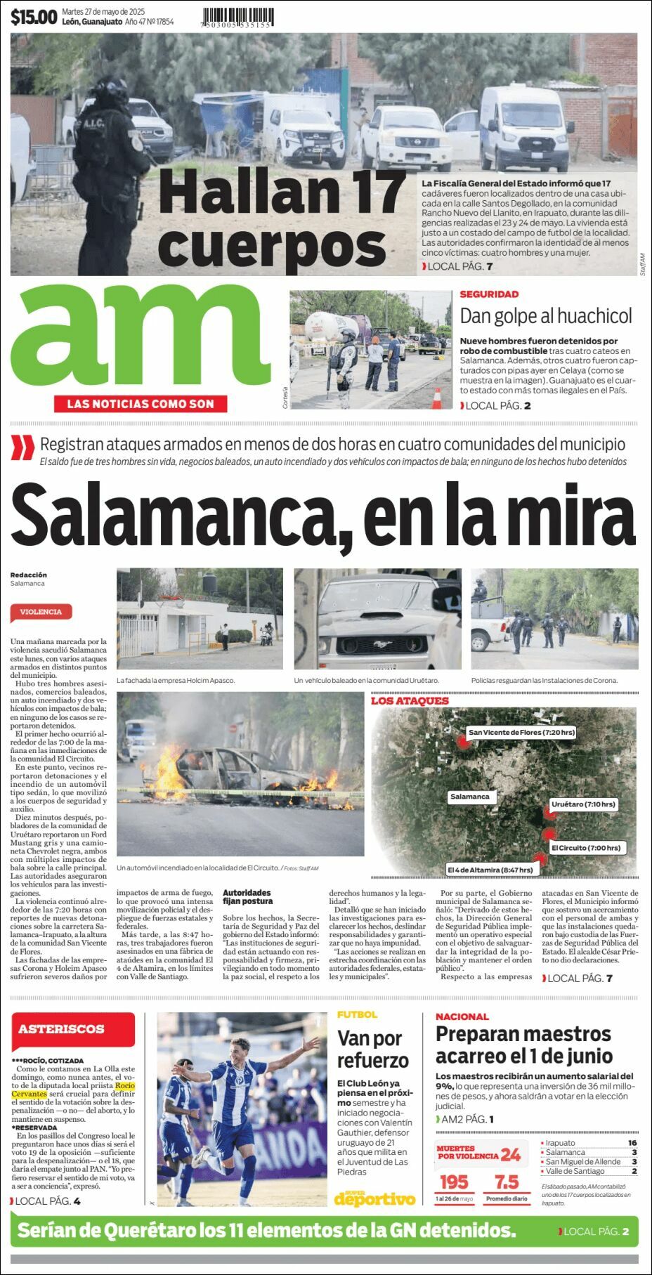 AM de León, edición del martes 27 de mayo de 2025 AM de León, edición del martes 27 de mayo de 2025