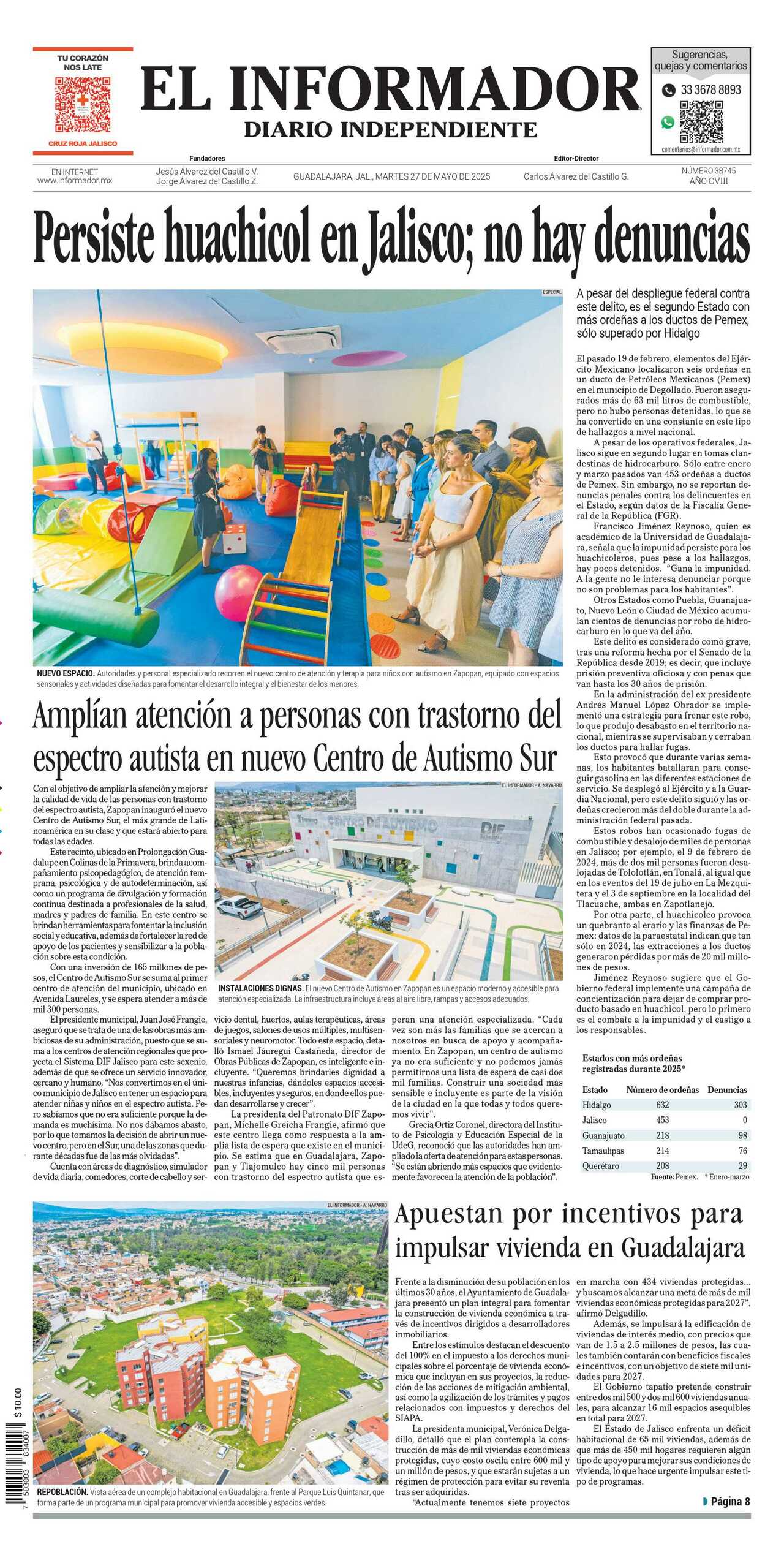 El Informador, edición del martes 27 de mayo de 2025 El Informador, edición del martes 27 de mayo de 2025