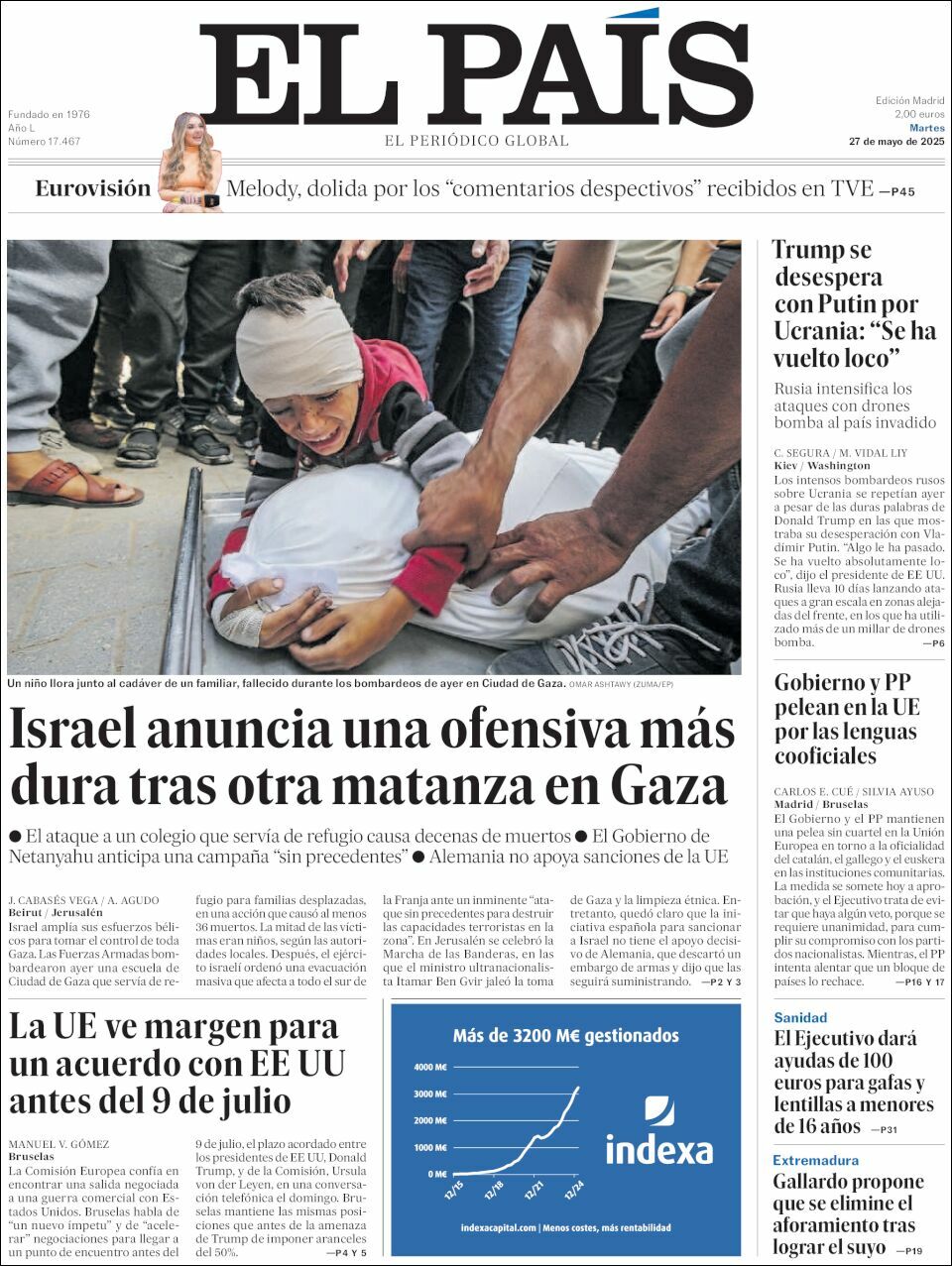 El País, edición del martes 27 de mayo de 2025 El País, edición del martes 27 de mayo de 2025