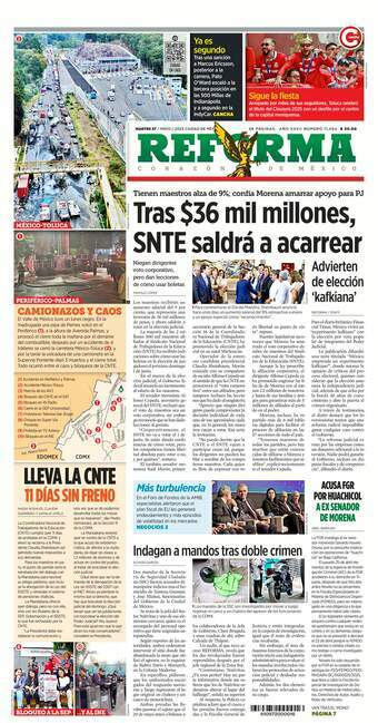 Reforma, edición del martes 27 de mayo de 2025 Reforma, edición del martes 27 de mayo de 2025