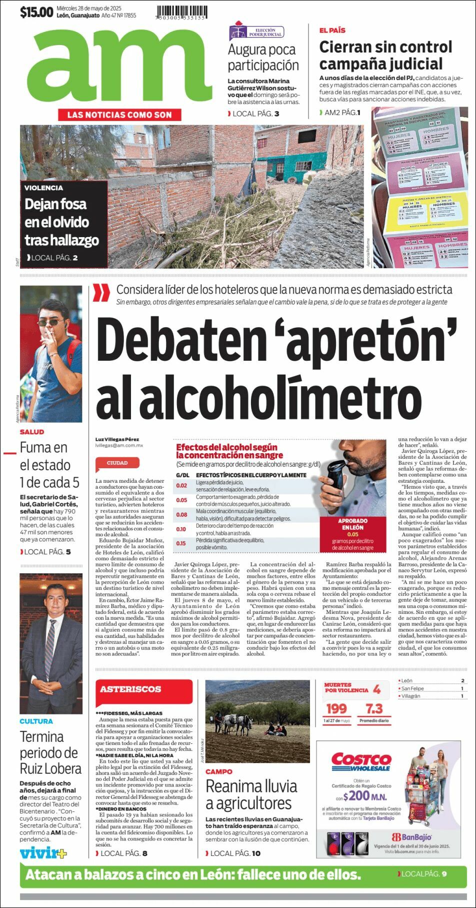 AM de León, edición del miércoles 28 de mayo de 2025 AM de León, edición del miércoles 28 de mayo de 2025