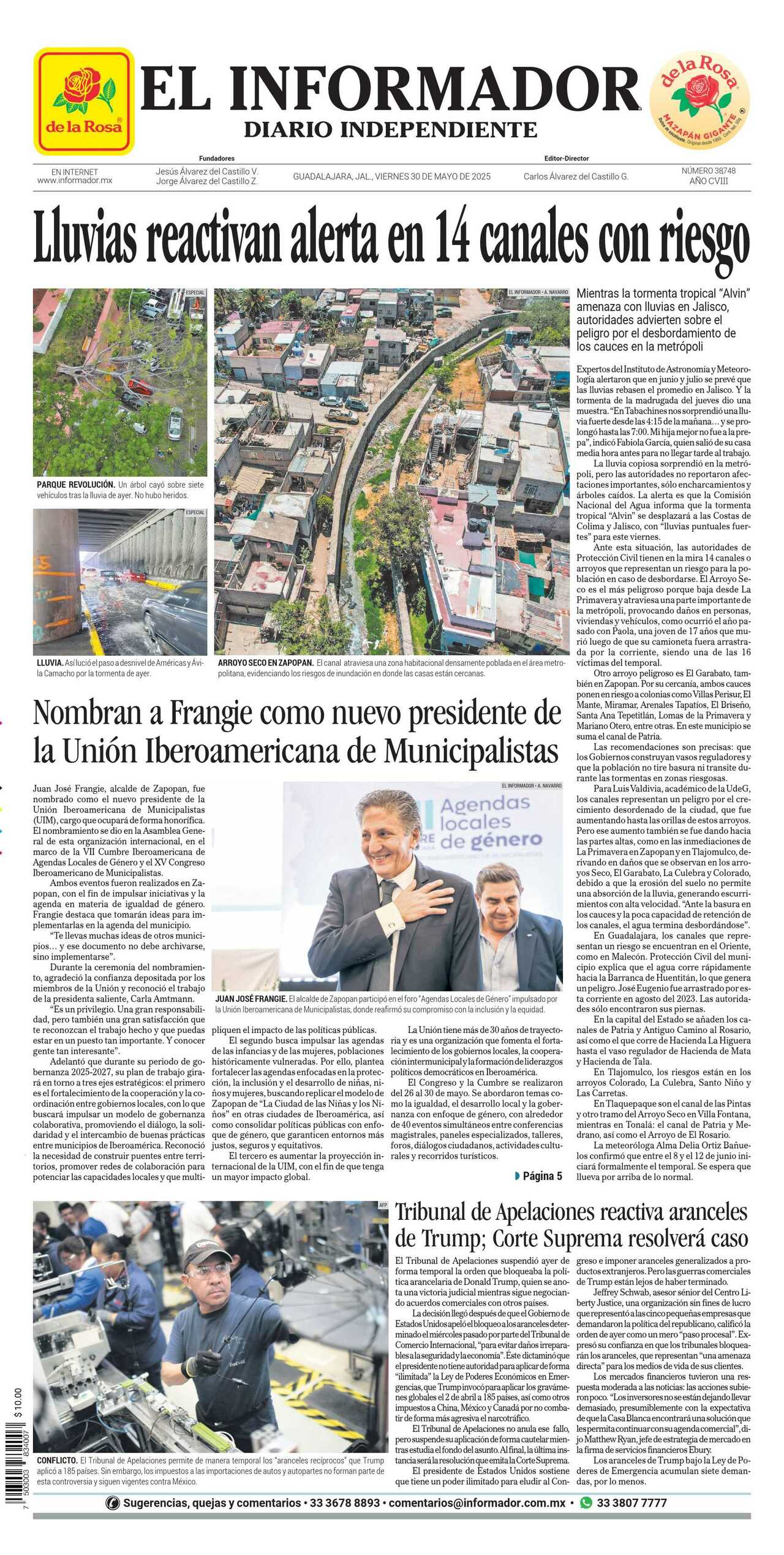 El Informador, edición del viernes 30 de mayo de 2025 El Informador, edición del viernes 30 de mayo de 2025