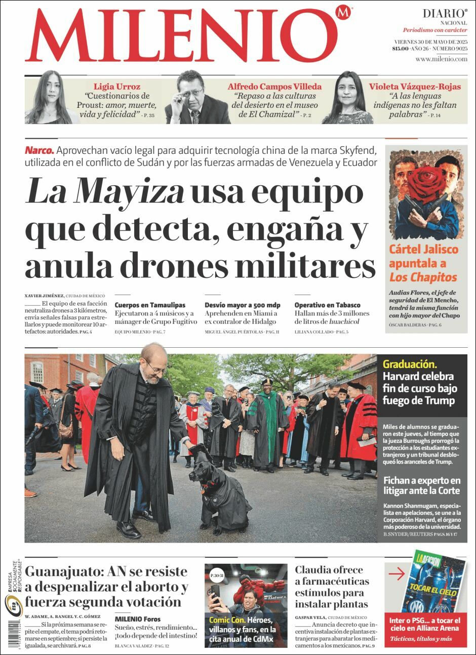 Milenio, edición del viernes 30 de mayo de 2025 Milenio, edición del viernes 30 de mayo de 2025
