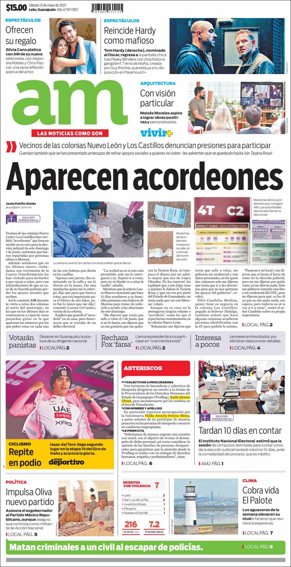 AM de León, edición del sábado 31 de mayo de 2025 AM de León, edición del sábado 31 de mayo de 2025