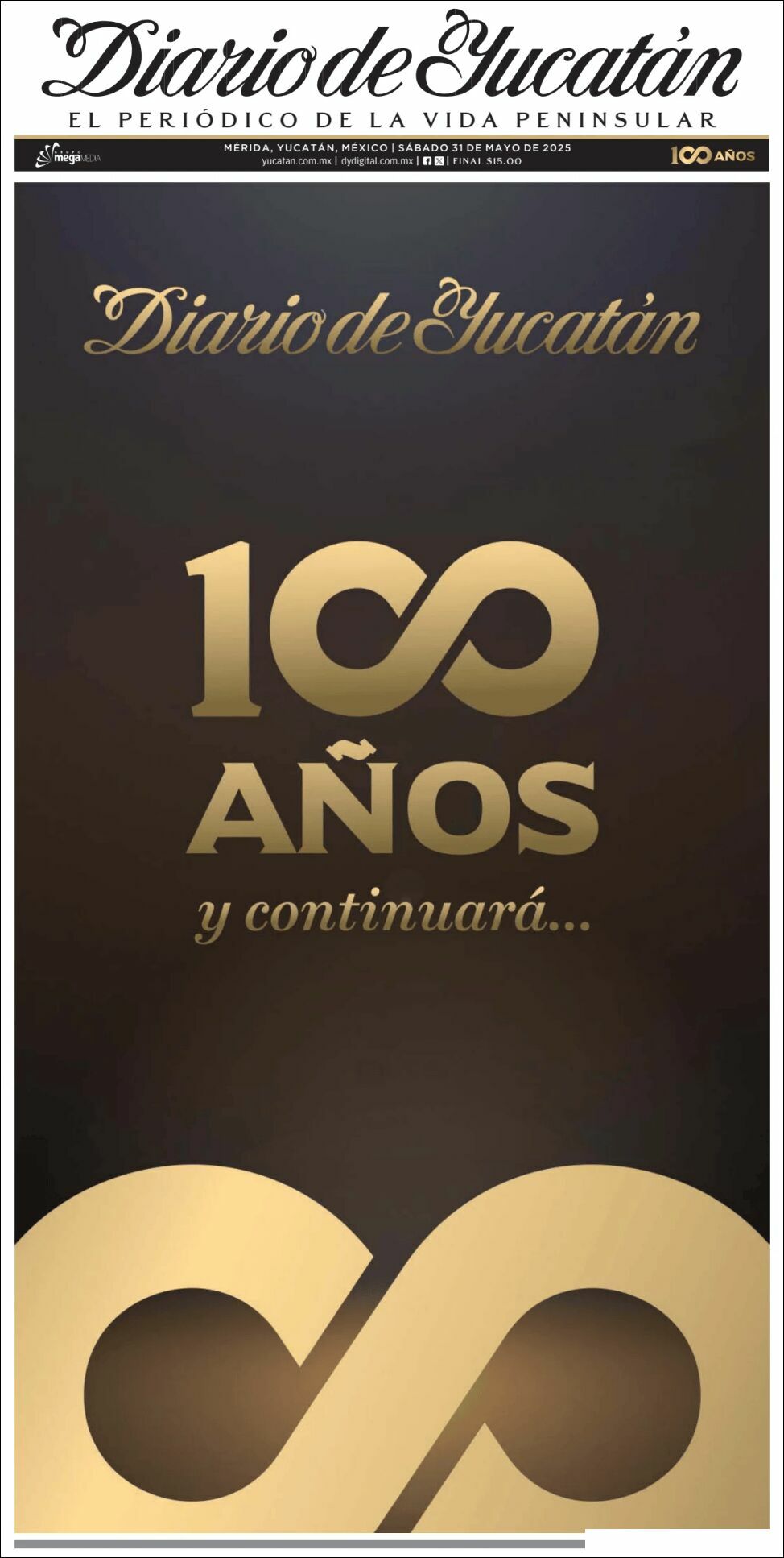 El Diario de Yucatán, edición del sábado 31 de mayo de 2025 El Diario de Yucatán, edición del sábado 31 de mayo de 2025