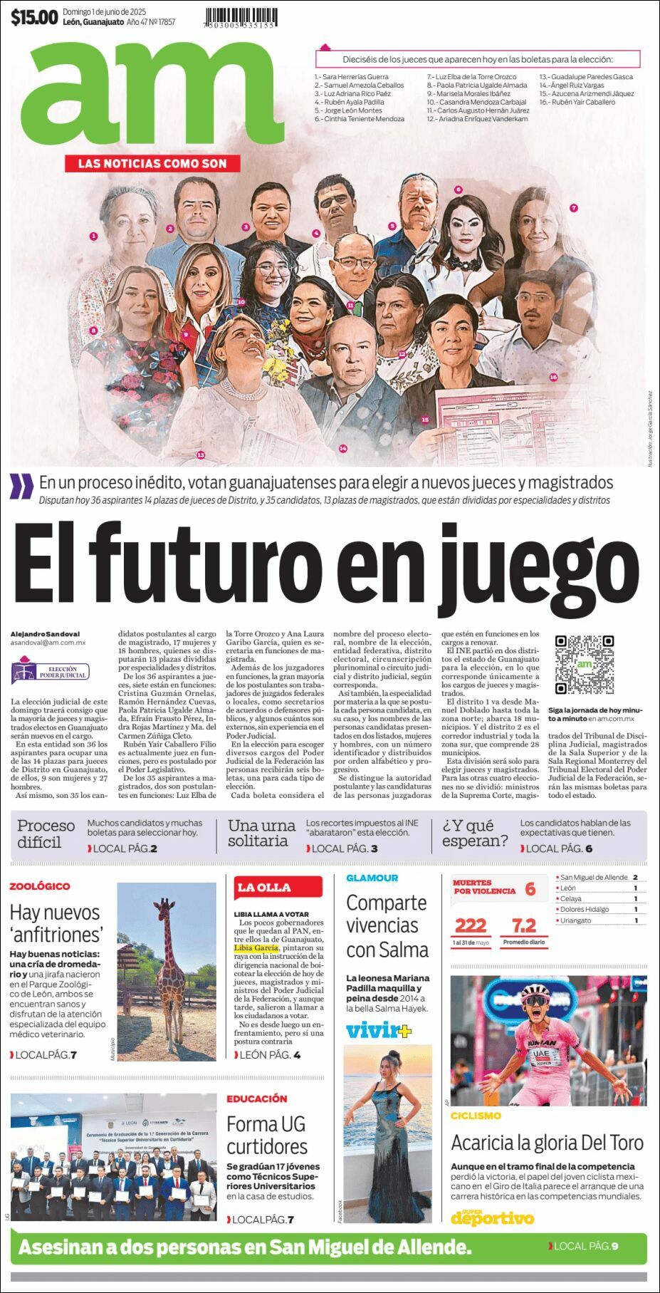 AM de León, edición del domingo 01 de junio de 2025 AM de León, edición del domingo 01 de junio de 2025