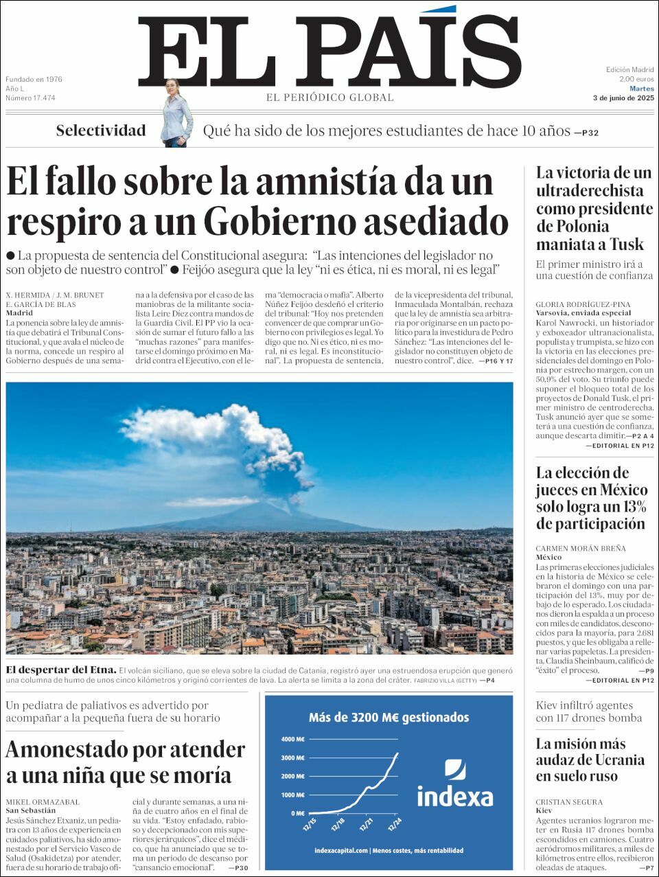 El País, edición del martes 03 de junio de 2025 El País, edición del martes 03 de junio de 2025