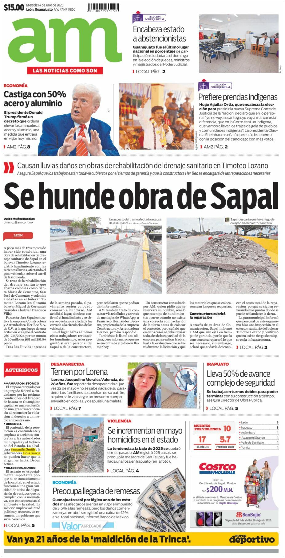 AM de León, edición del miércoles 04 de junio de 2025 AM de León, edición del miércoles 04 de junio de 2025