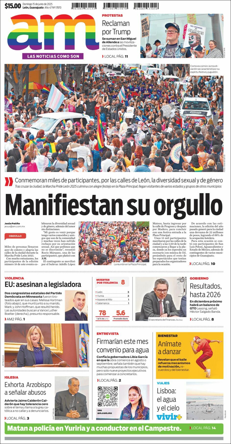 AM de León, edición del domingo 15 de junio de 2025 AM de León, edición del domingo 15 de junio de 2025
