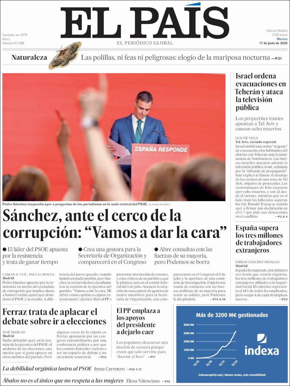 El País, edición del martes 17 de junio de 2025 El País, edición del martes 17 de junio de 2025