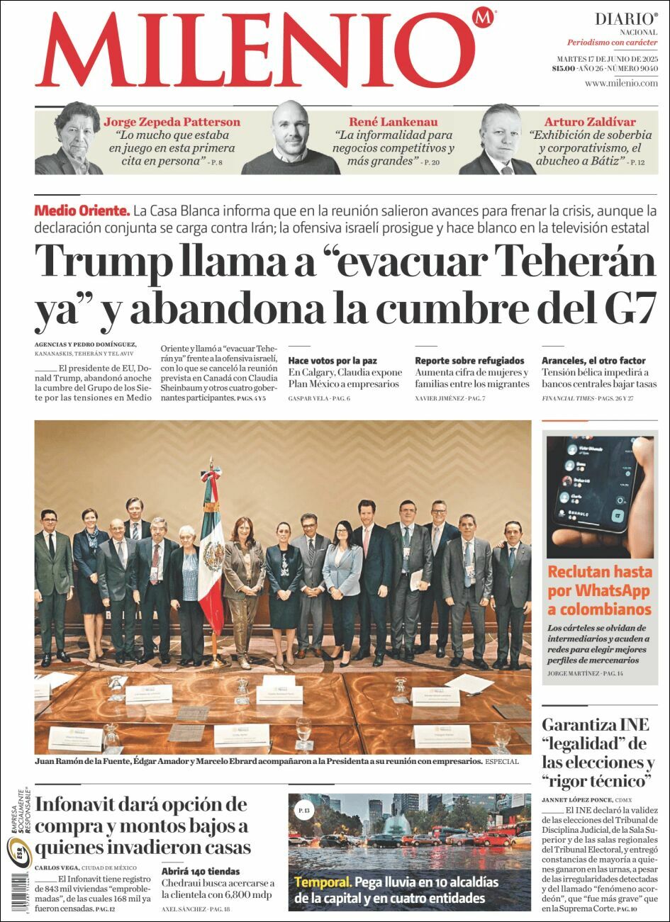 Milenio, edición del martes 17 de junio de 2025 Milenio, edición del martes 17 de junio de 2025