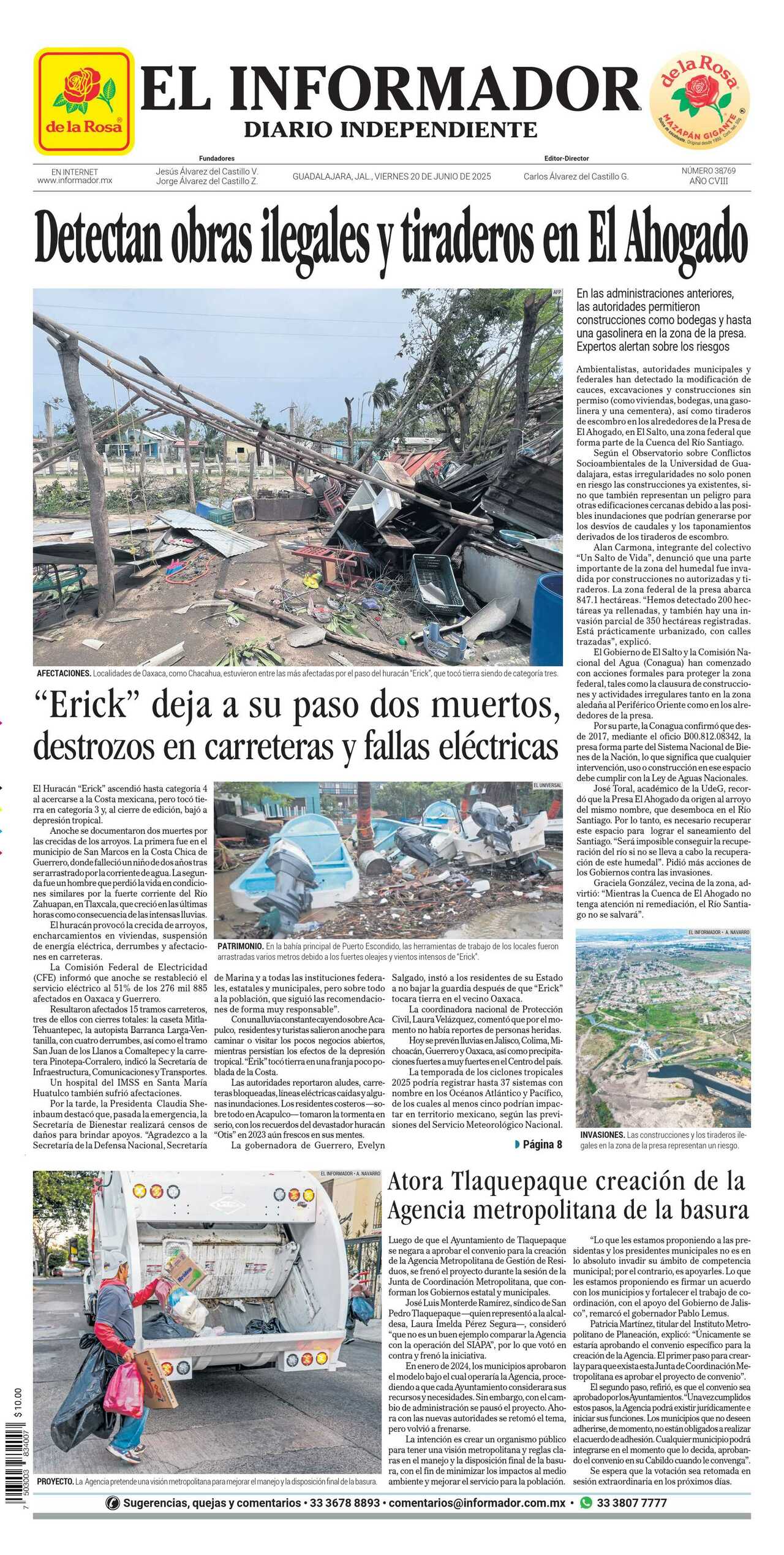 El Informador, edición del viernes 20 de junio de 2025 El Informador, edición del viernes 20 de junio de 2025