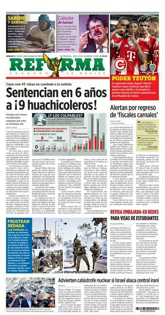 Reforma, edición del sábado 21 de junio de 2025 Reforma, edición del sábado 21 de junio de 2025