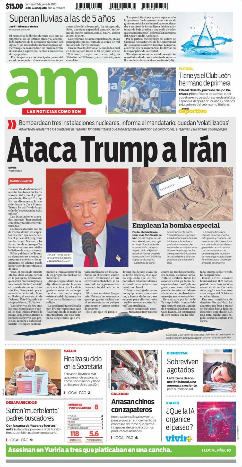 AM de León, edición del domingo 22 de junio de 2025 AM de León, edición del domingo 22 de junio de 2025