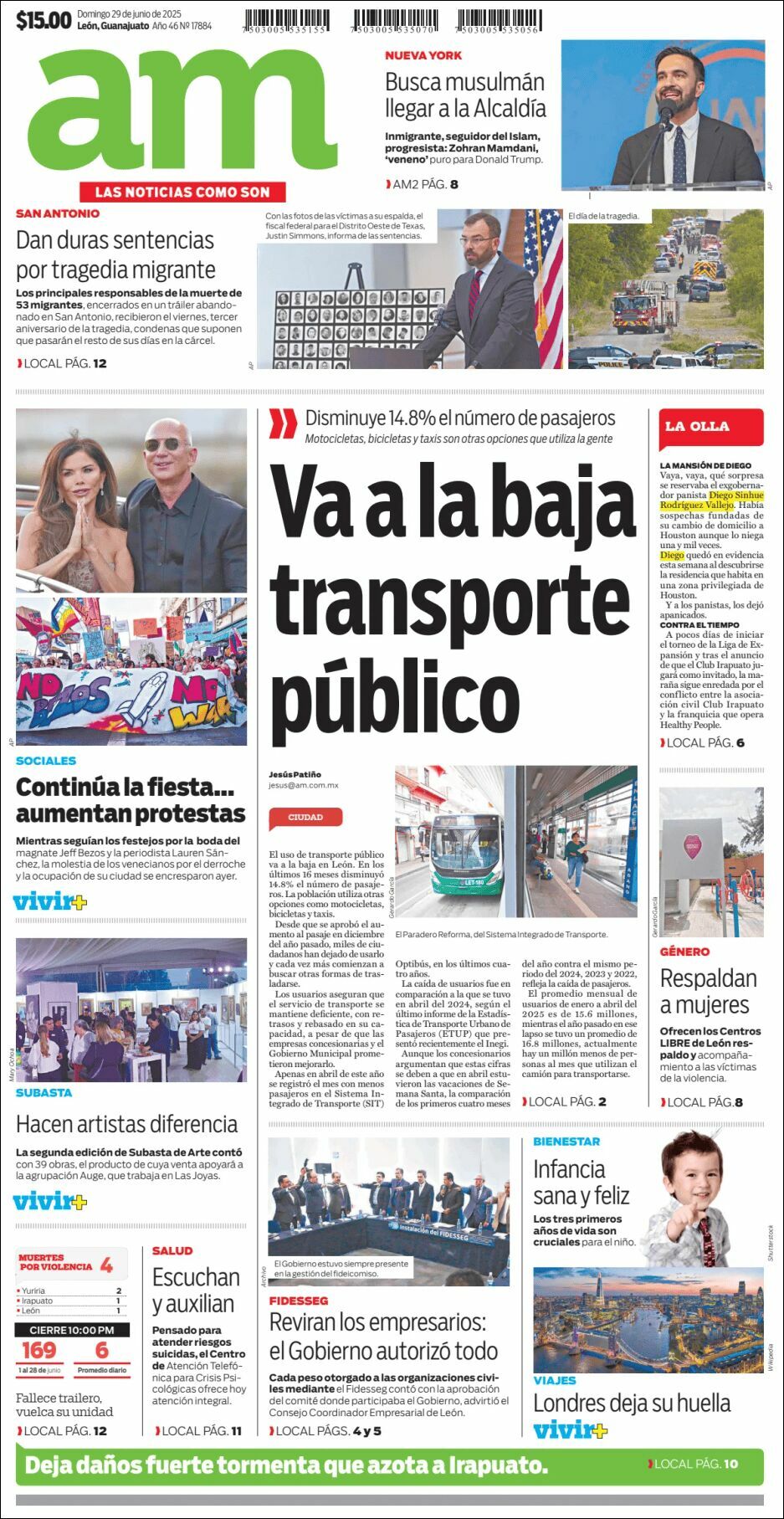 AM de León, edición del domingo 29 de junio de 2025 AM de León, edición del domingo 29 de junio de 2025