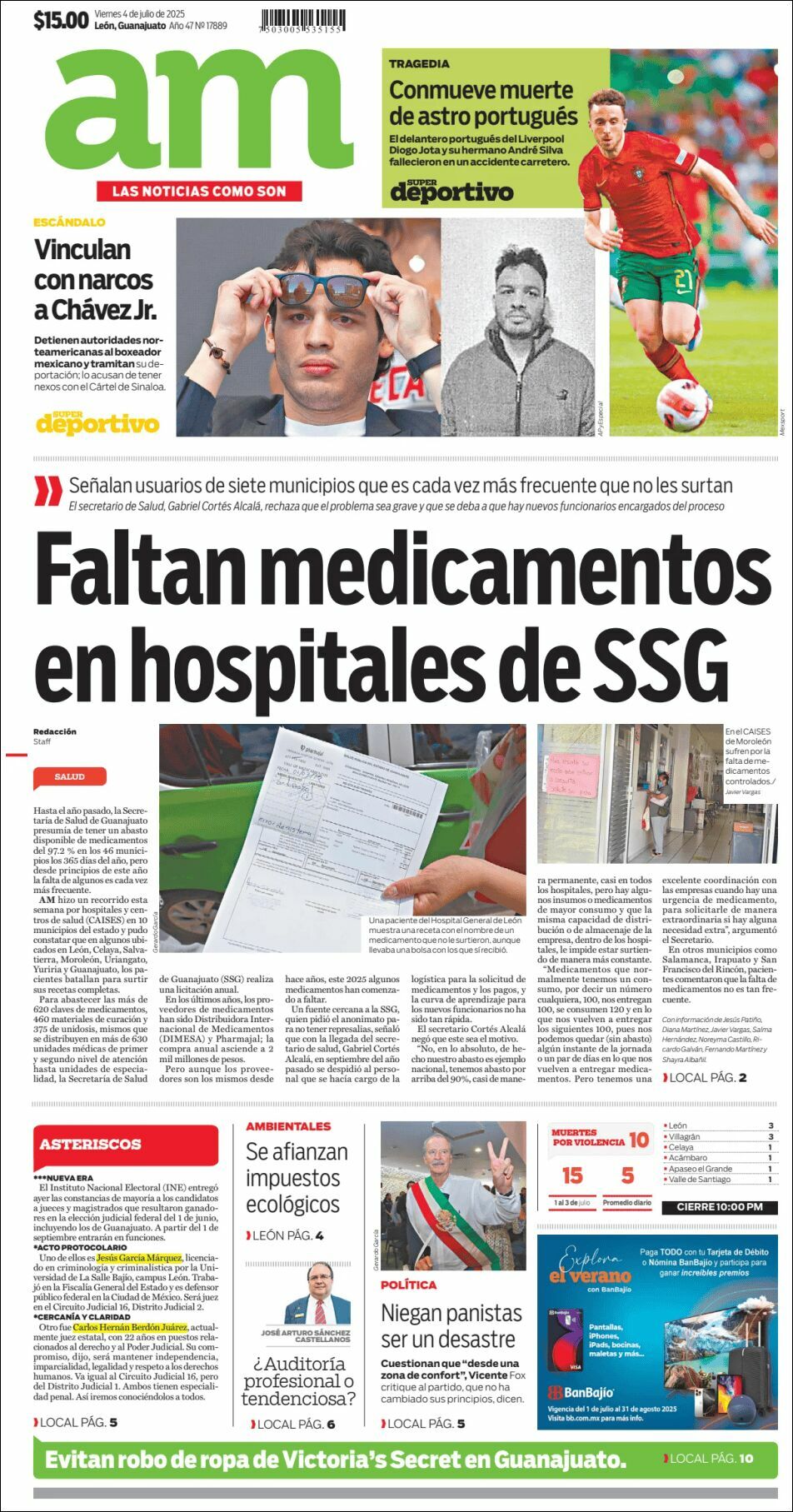 AM de León, edición del viernes 04 de julio de 2025 AM de León, edición del viernes 04 de julio de 2025
