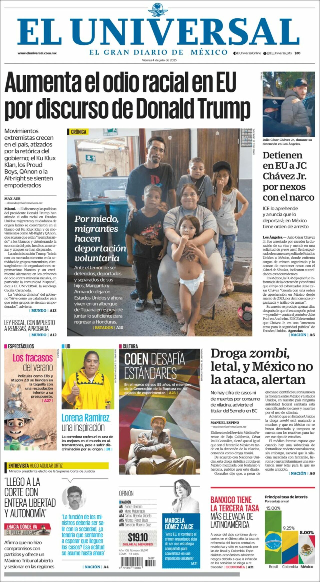 El Universal, edición del viernes 04 de julio de 2025 El Universal, edición del viernes 04 de julio de 2025