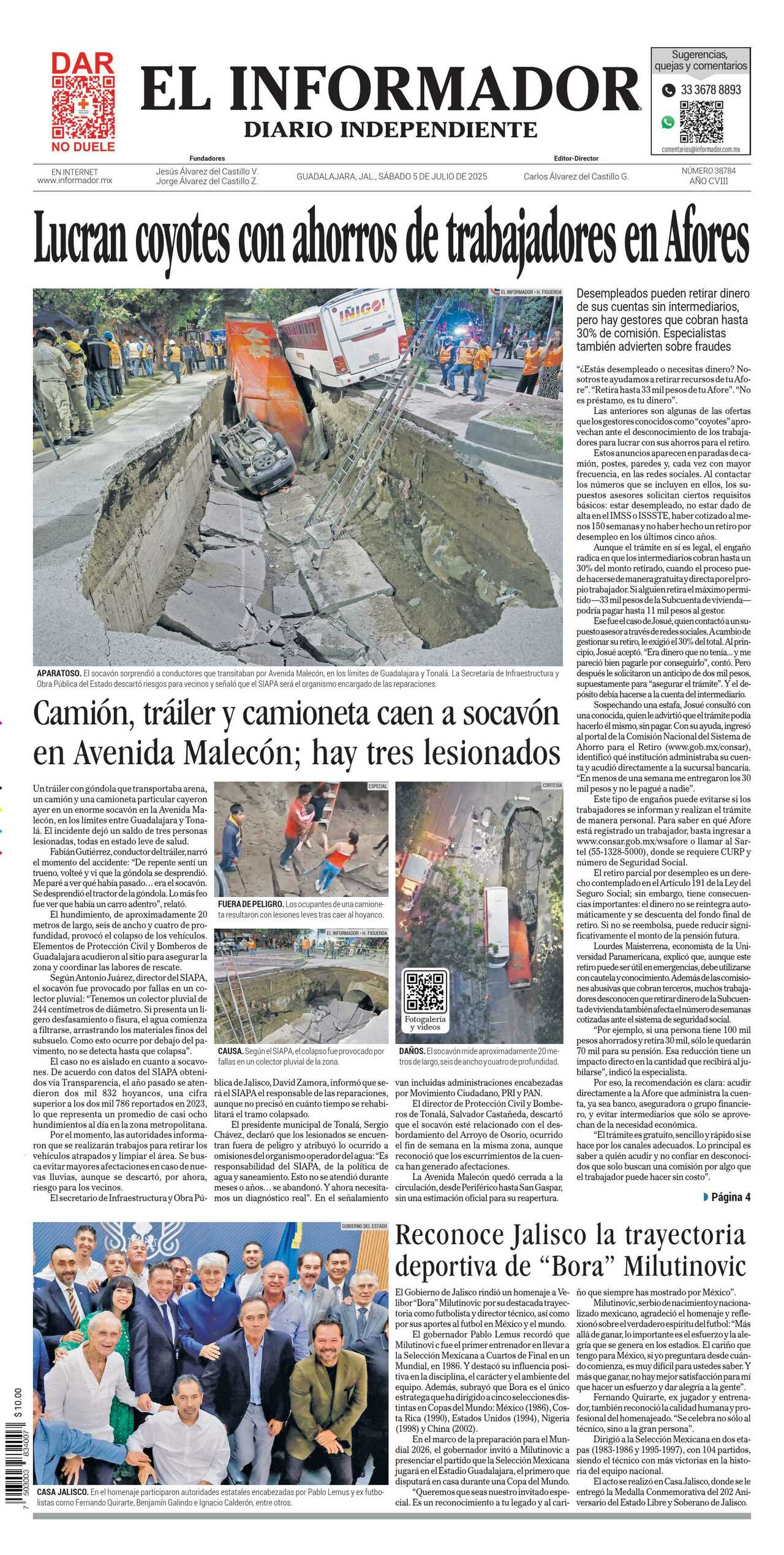 El Informador, edición del sábado 05 de julio de 2025 El Informador, edición del sábado 05 de julio de 2025