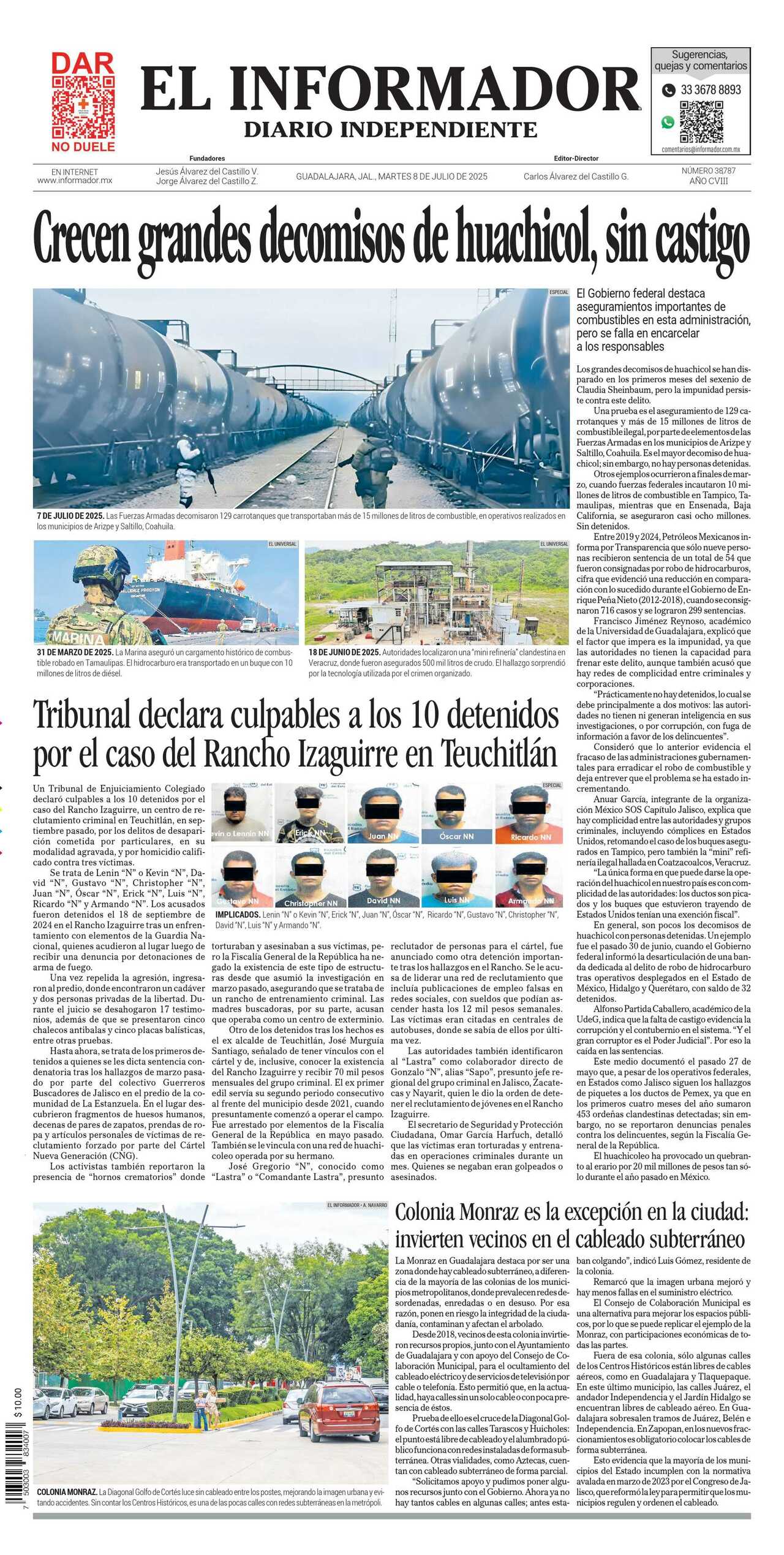 El Informador, edición del martes 08 de julio de 2025 El Informador, edición del martes 08 de julio de 2025