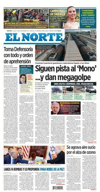 El Norte, edición del martes 08 de julio de 2025 El Norte, edición del martes 08 de julio de 2025