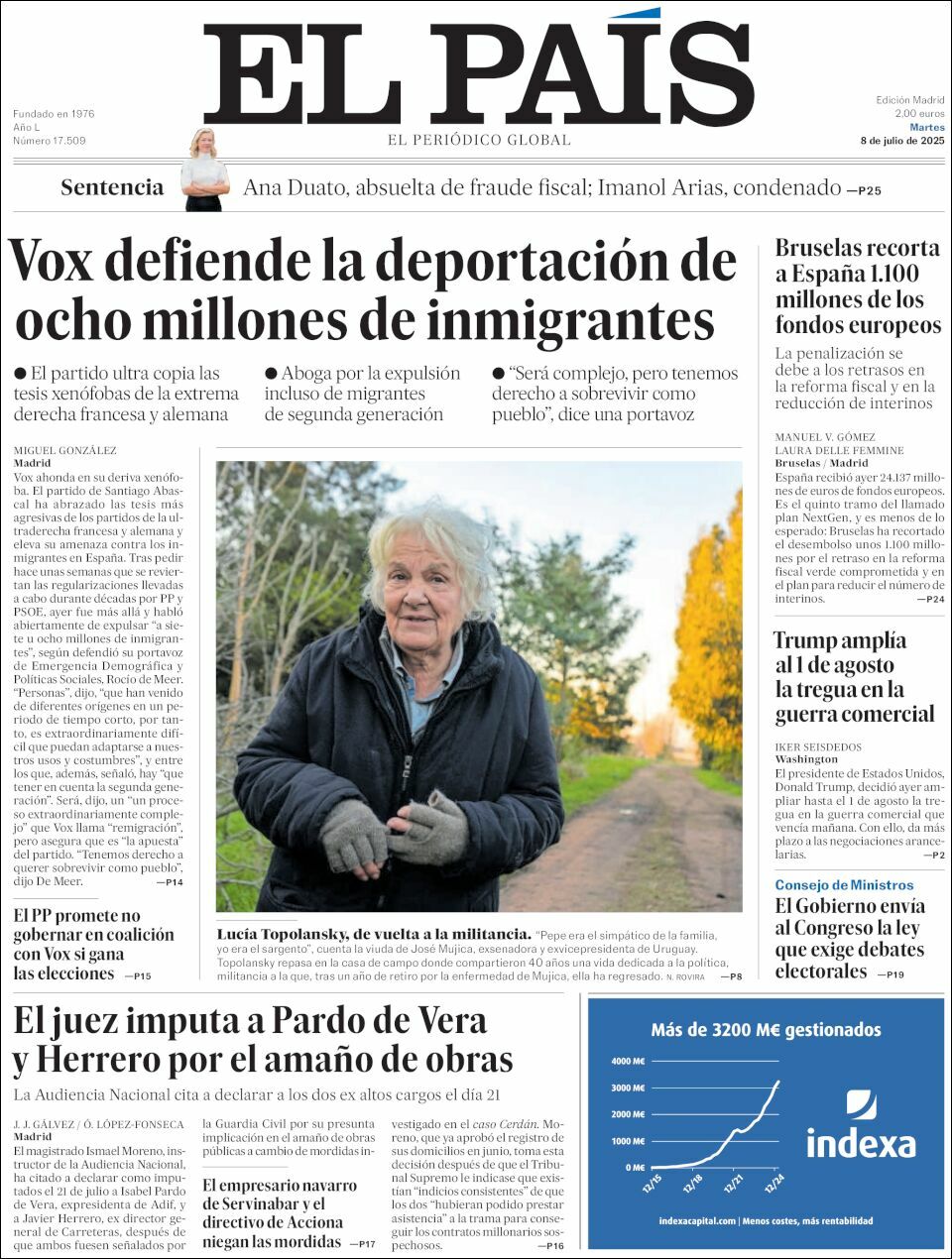 El País, edición del martes 08 de julio de 2025 El País, edición del martes 08 de julio de 2025