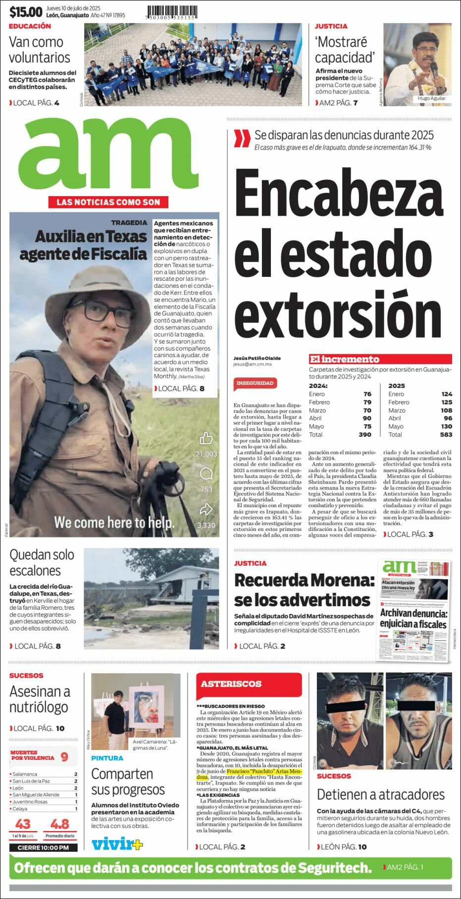 AM de León, edición del jueves 10 de julio de 2025 AM de León, edición del jueves 10 de julio de 2025
