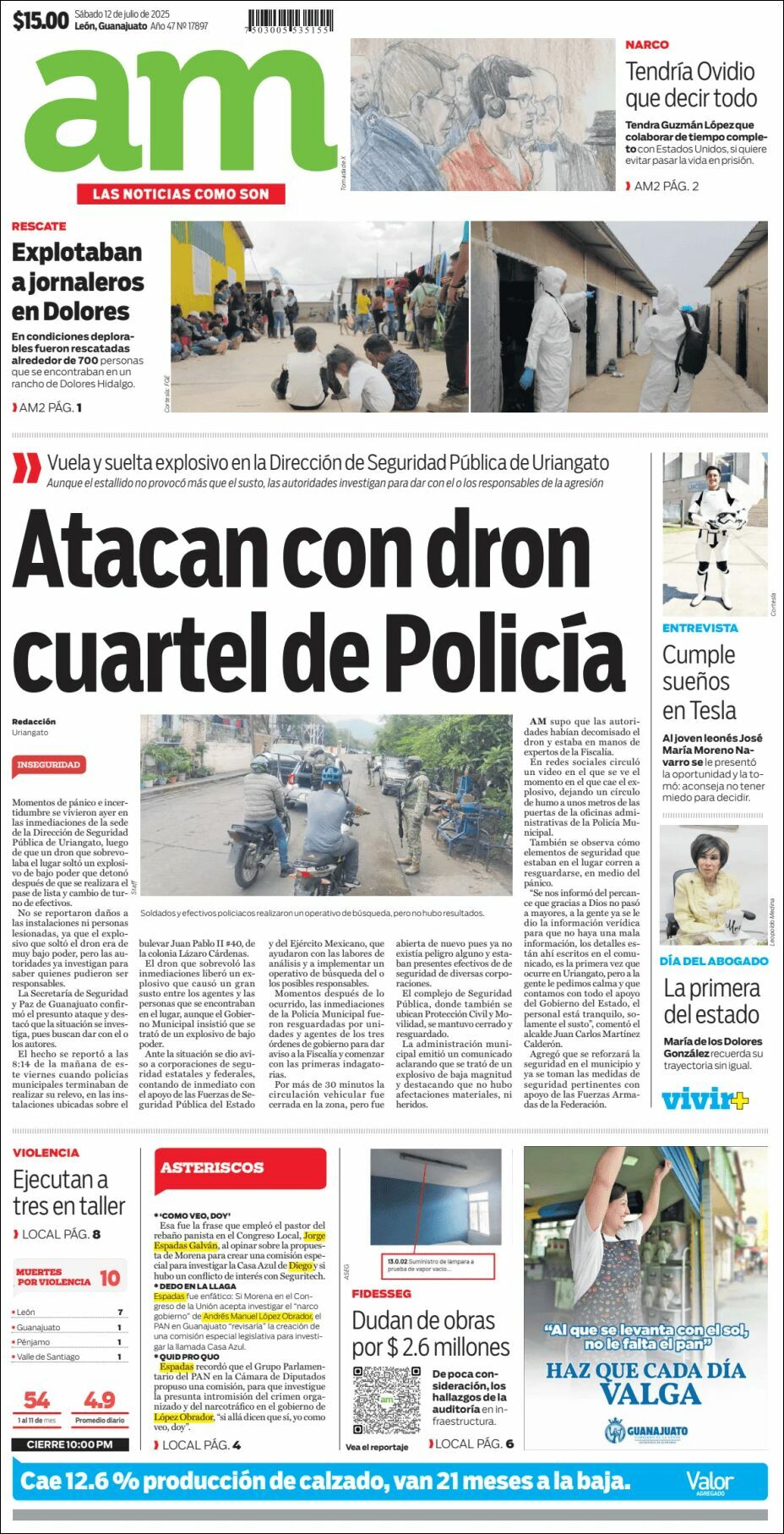 AM de León, edición del sábado 12 de julio de 2025 AM de León, edición del sábado 12 de julio de 2025