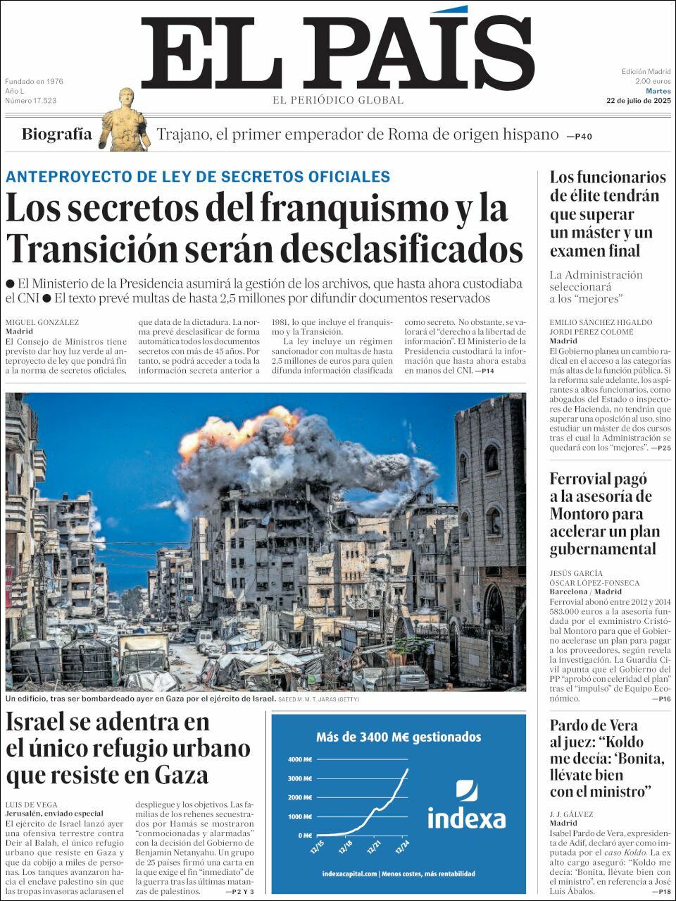 El País, edición del martes 22 de julio de 2025 El País, edición del martes 22 de julio de 2025