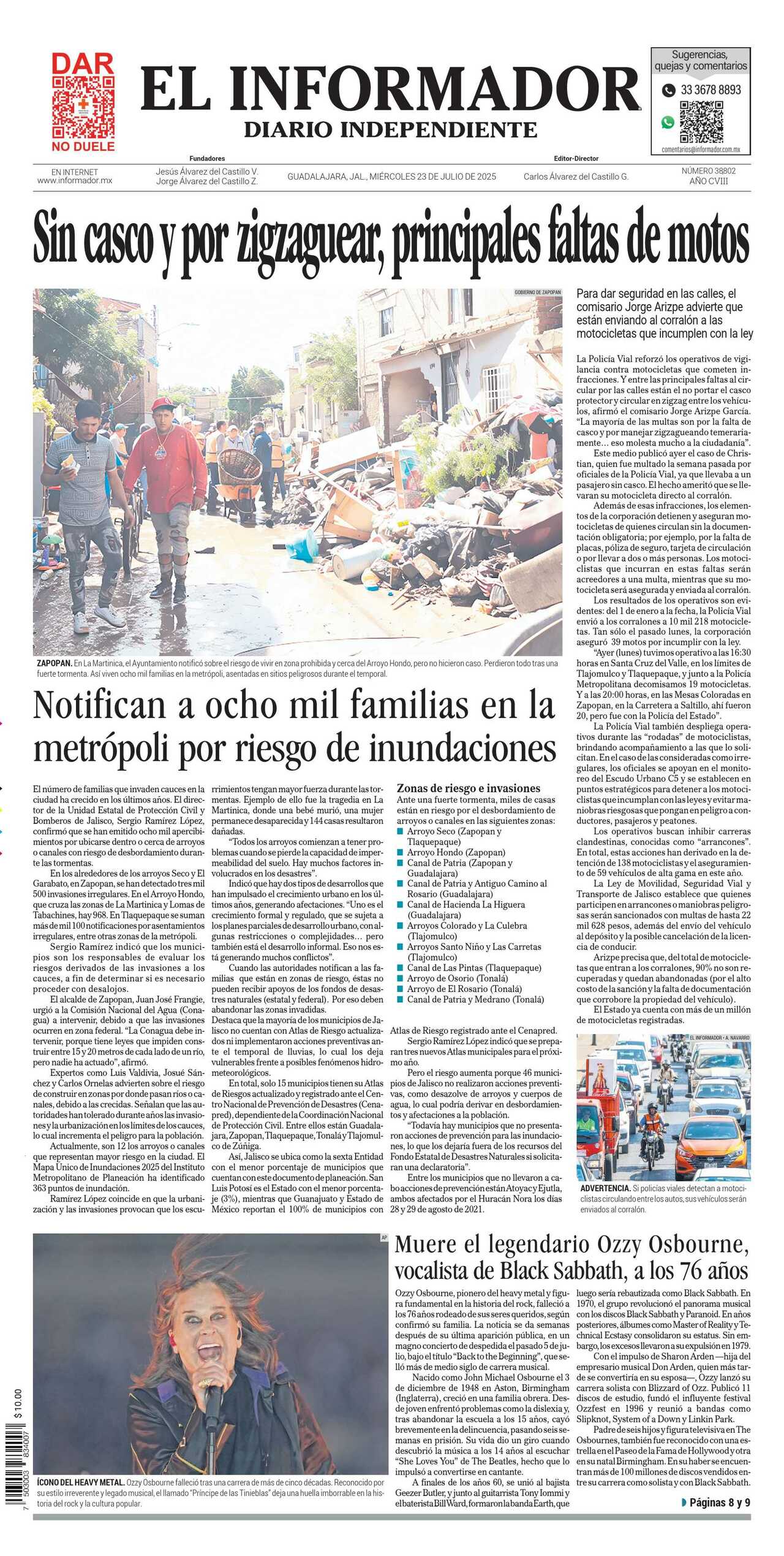 El Informador, edición del miércoles 23 de julio de 2025 El Informador, edición del miércoles 23 de julio de 2025