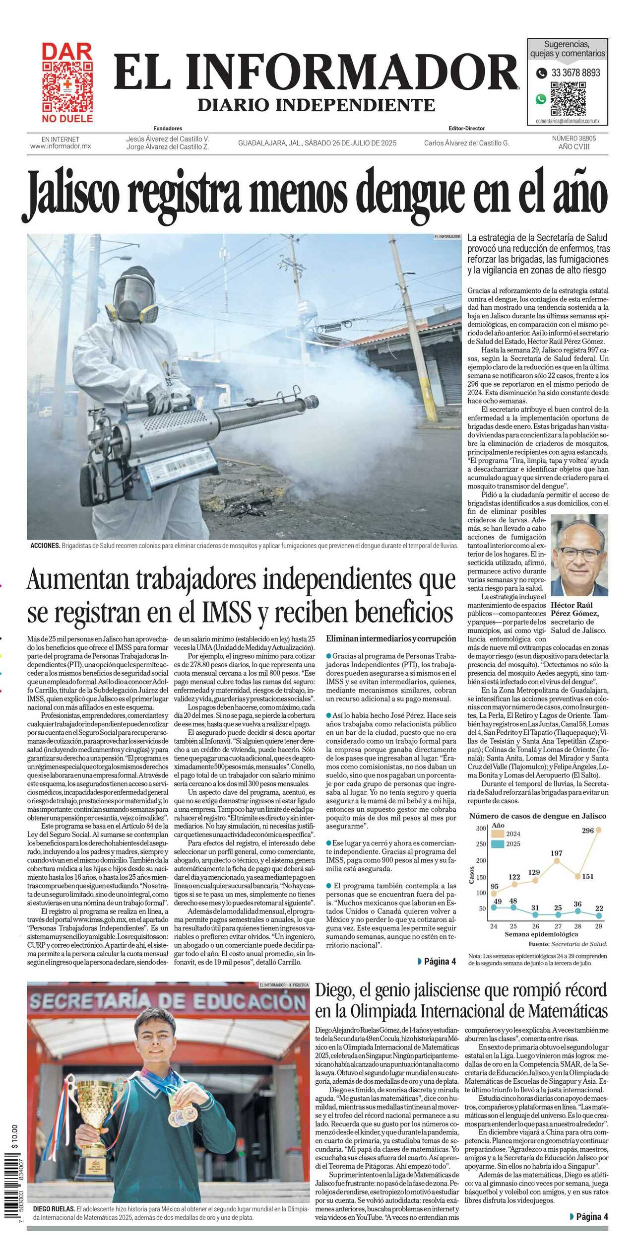 El Informador, edición del sábado 26 de julio de 2025 El Informador, edición del sábado 26 de julio de 2025