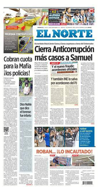 El Norte, edición del sábado 26 de julio de 2025 El Norte, edición del sábado 26 de julio de 2025