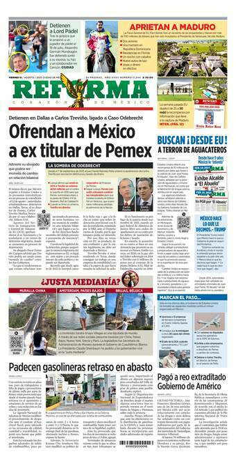 Reforma, edición del viernes 15 de agosto de 2025 Reforma, edición del viernes 15 de agosto de 2025