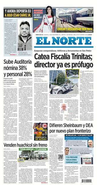 El Norte, edición del miércoles 20 de agosto de 2025 El Norte, edición del miércoles 20 de agosto de 2025