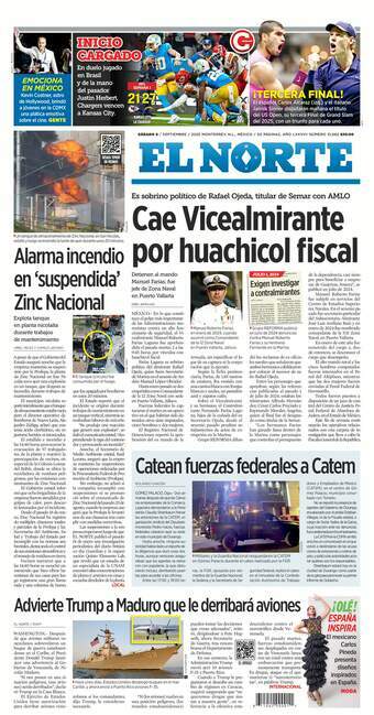 El Norte, edición del sábado 06 de septiembre de 2025
