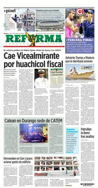 Reforma, edición del sábado 06 de septiembre de 2025