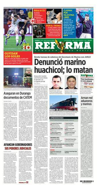 Reforma, edición del domingo 07 de septiembre de 2025