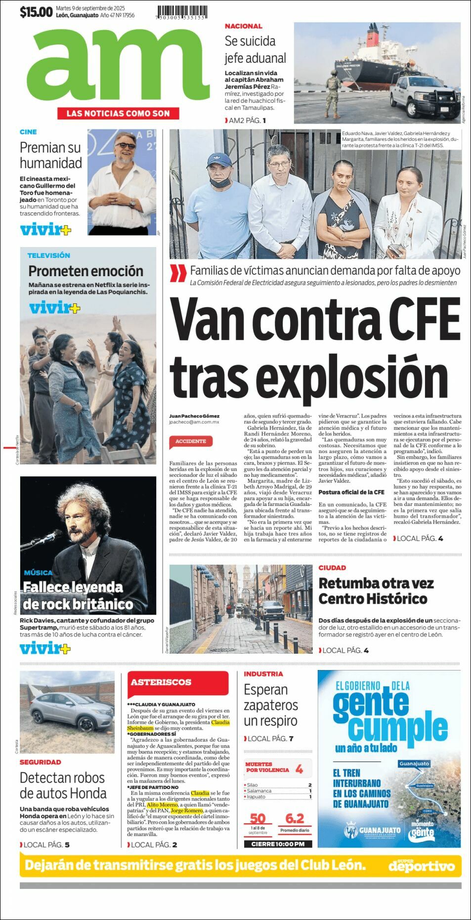 AM de León, edición del martes 09 de septiembre de 2025 AM de León, edición del martes 09 de septiembre de 2025