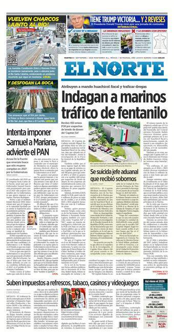 El Norte, edición del martes 09 de septiembre de 2025