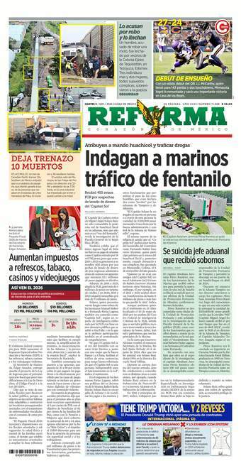 Reforma, edición del martes 09 de septiembre de 2025