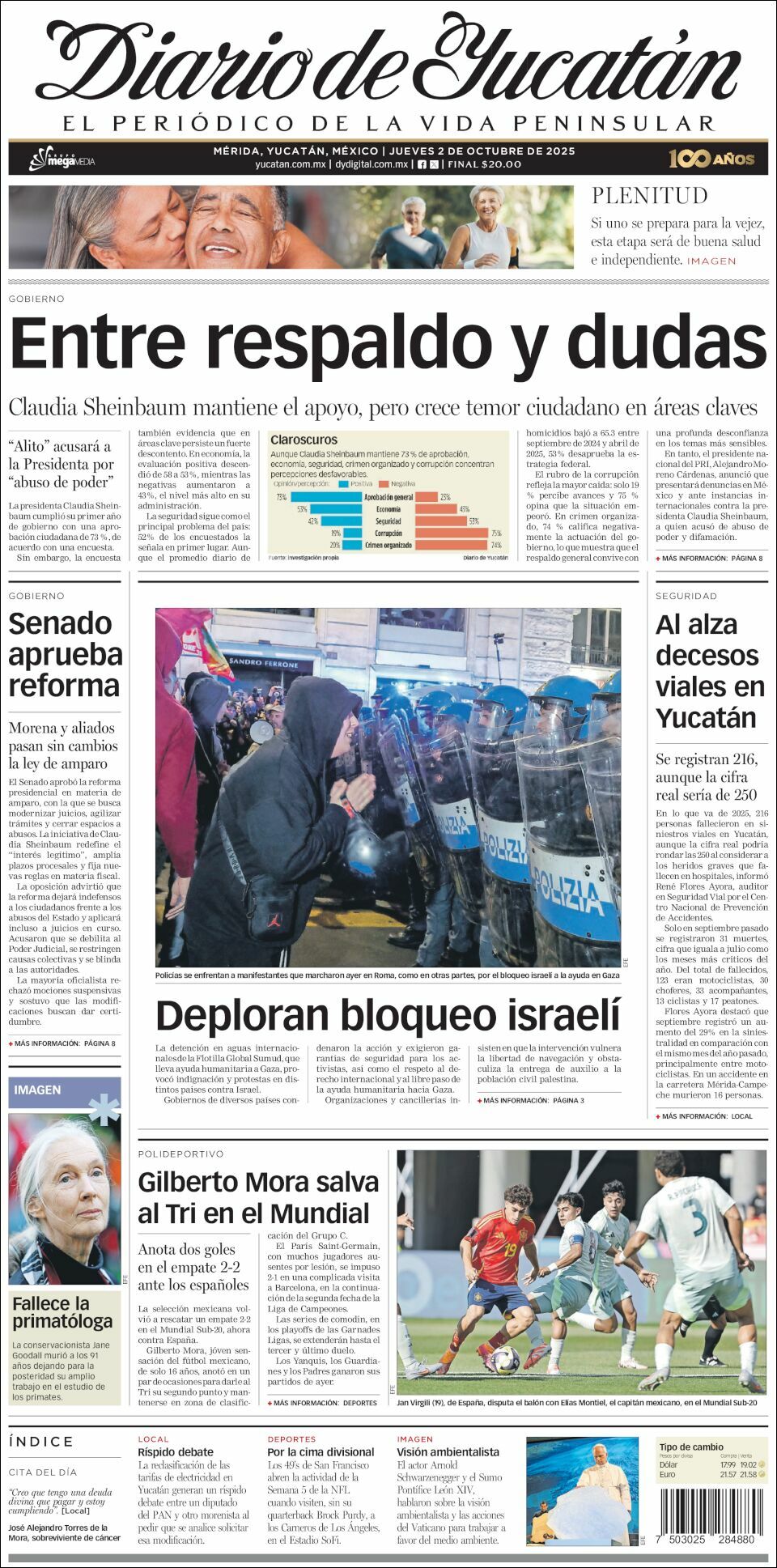 El Diario de Yucatán, edición del jueves 02 de octubre de 2025 El Diario de Yucatán, edición del jueves 02 de octubre de 2025