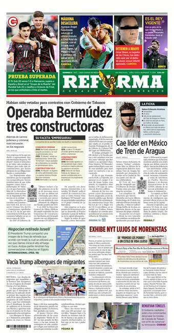 Reforma, edición del domingo 05 de octubre de 2025 Reforma, edición del domingo 05 de octubre de 2025