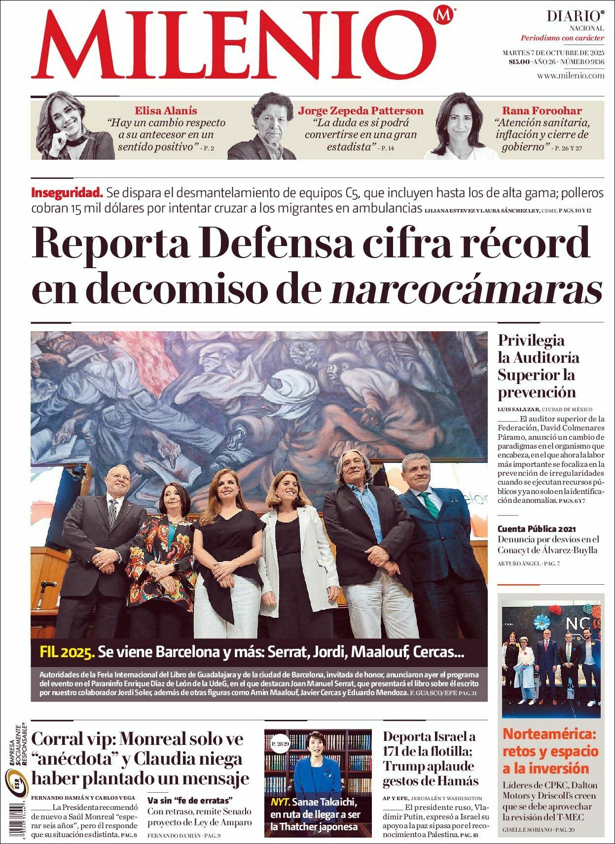 Milenio, edición del martes 07 de octubre de 2025 Milenio, edición del martes 07 de octubre de 2025