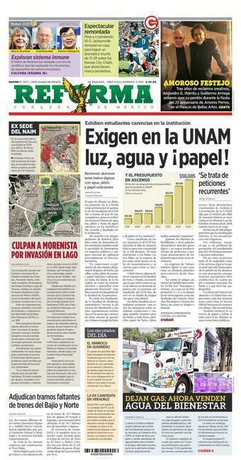 Reforma, edición del martes 07 de octubre de 2025 Reforma, edición del martes 07 de octubre de 2025