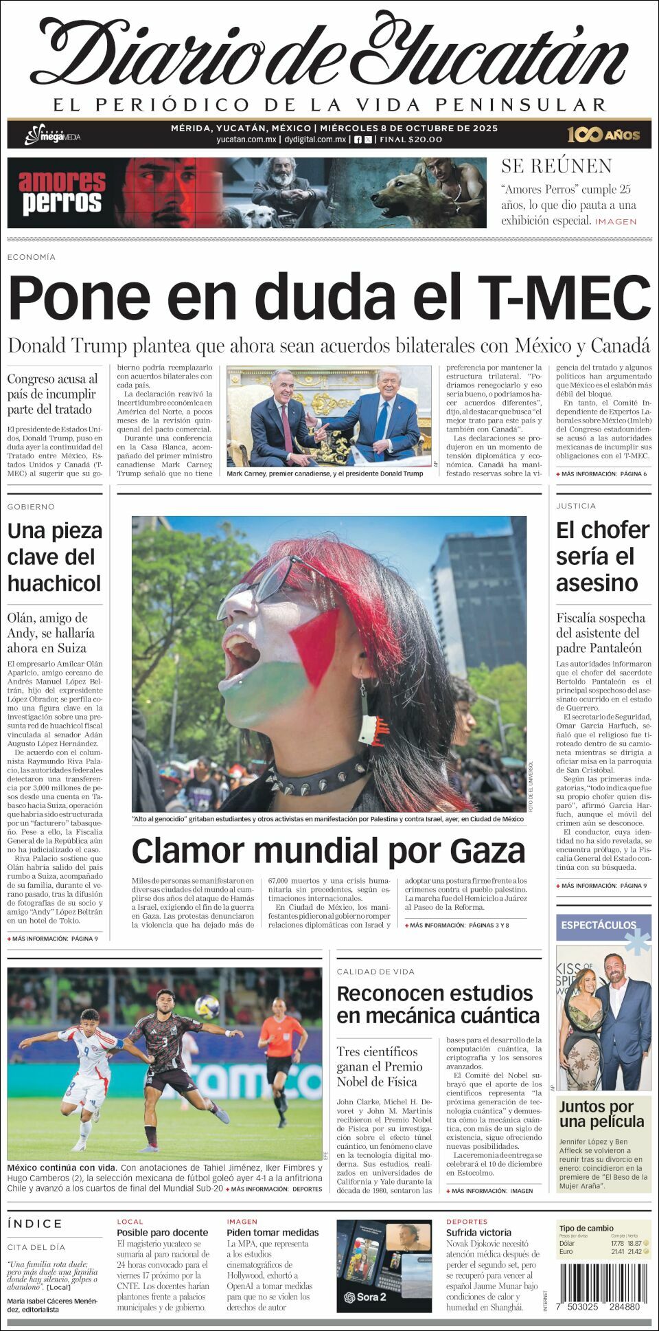 El Diario de Yucatán, edición del miércoles 08 de octubre de 2025 El Diario de Yucatán, edición del miércoles 08 de octubre de 2025