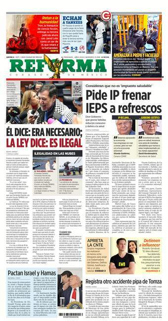 Reforma, edición del jueves 09 de octubre de 2025 Reforma, edición del jueves 09 de octubre de 2025
