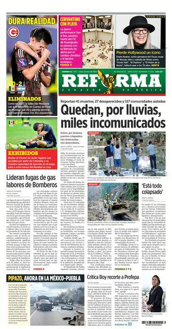 Reforma, edición del domingo 12 de octubre de 2025 Reforma, edición del domingo 12 de octubre de 2025