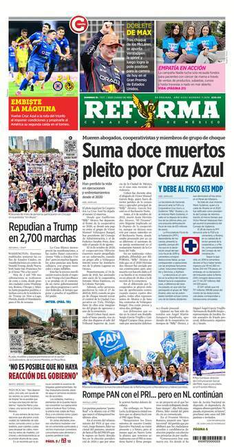 Reforma, edición del domingo 19 de octubre de 2025 Reforma, edición del domingo 19 de octubre de 2025