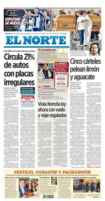 El Norte, edición del miércoles 22 de octubre de 2025 El Norte, edición del miércoles 22 de octubre de 2025