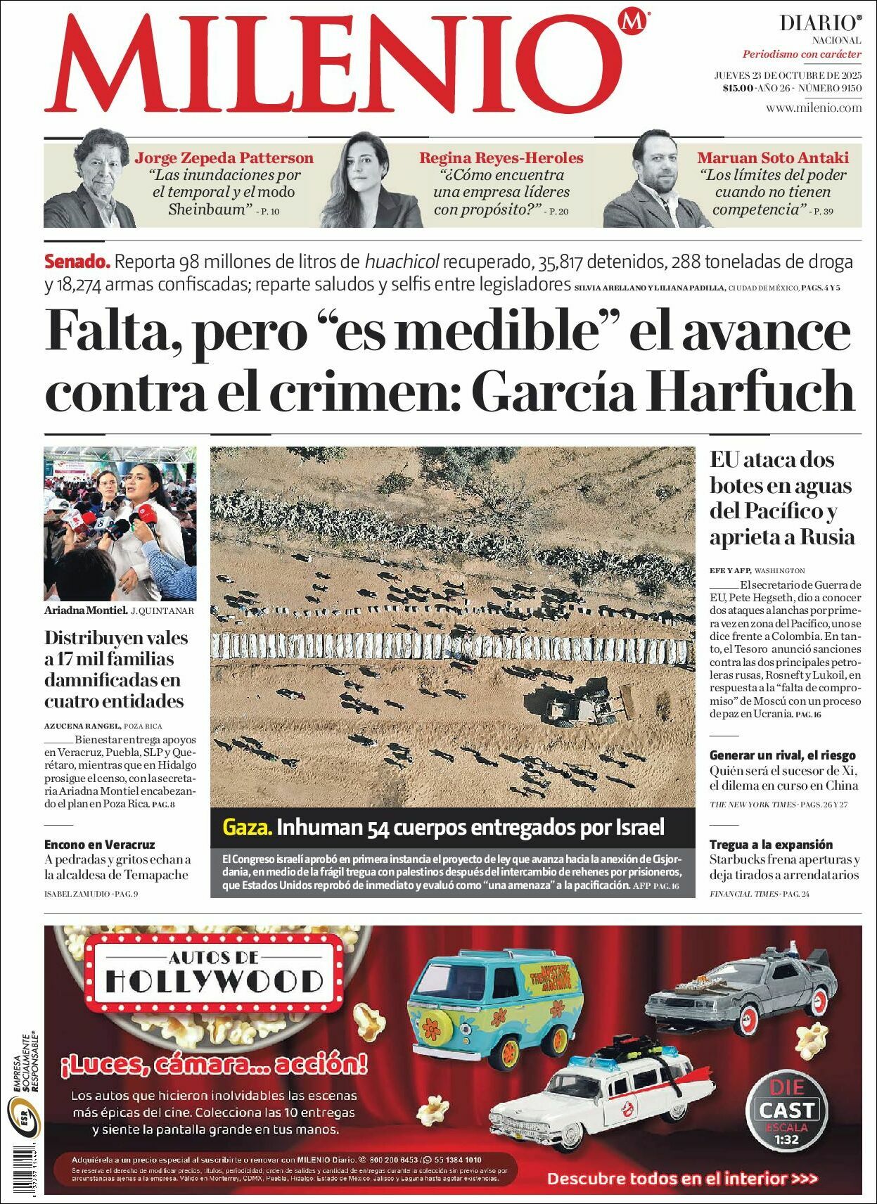 Milenio, edición del jueves 23 de octubre de 2025 Milenio, edición del jueves 23 de octubre de 2025