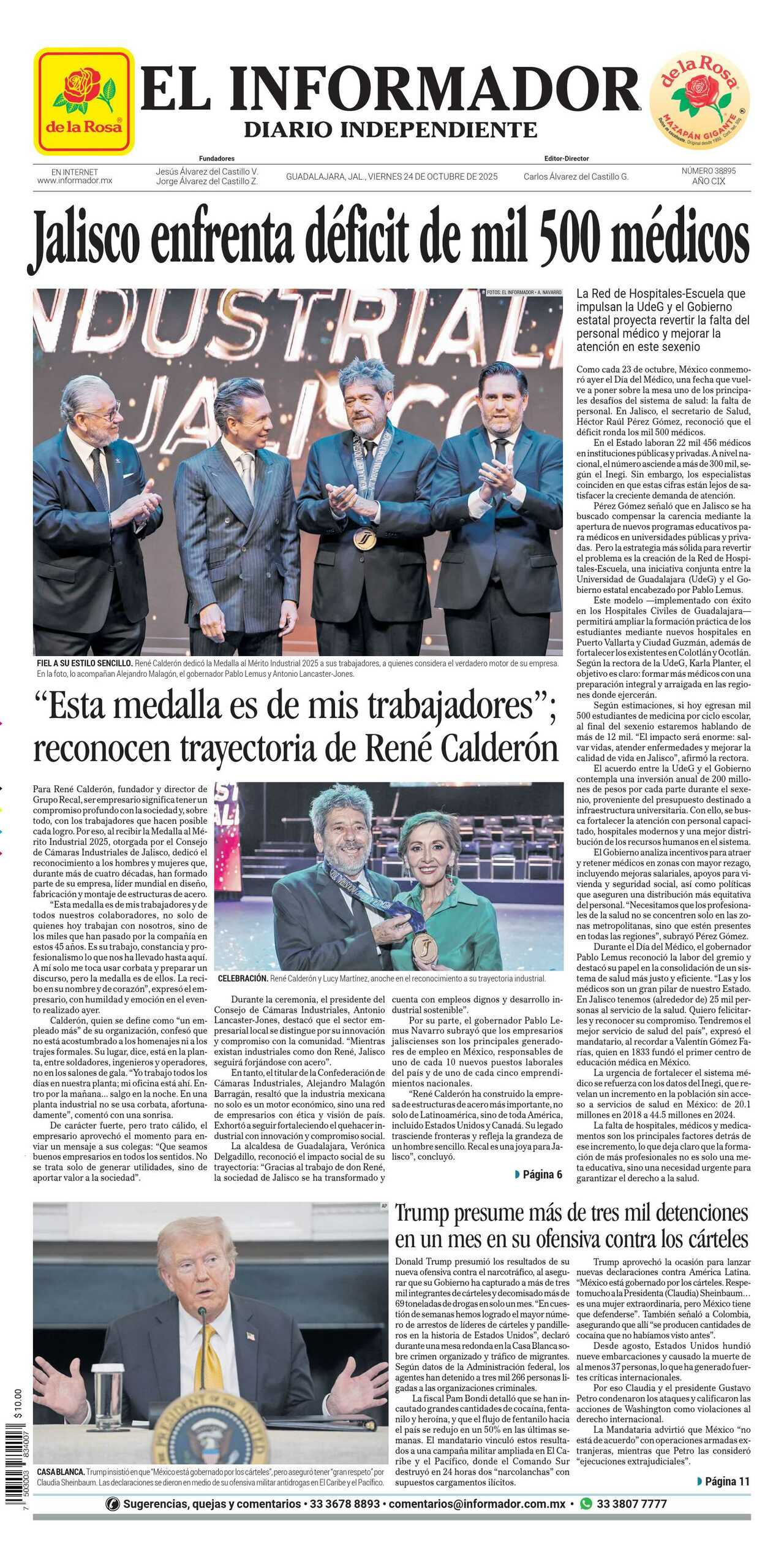 El Informador, edición del viernes 24 de octubre de 2025 El Informador, edición del viernes 24 de octubre de 2025